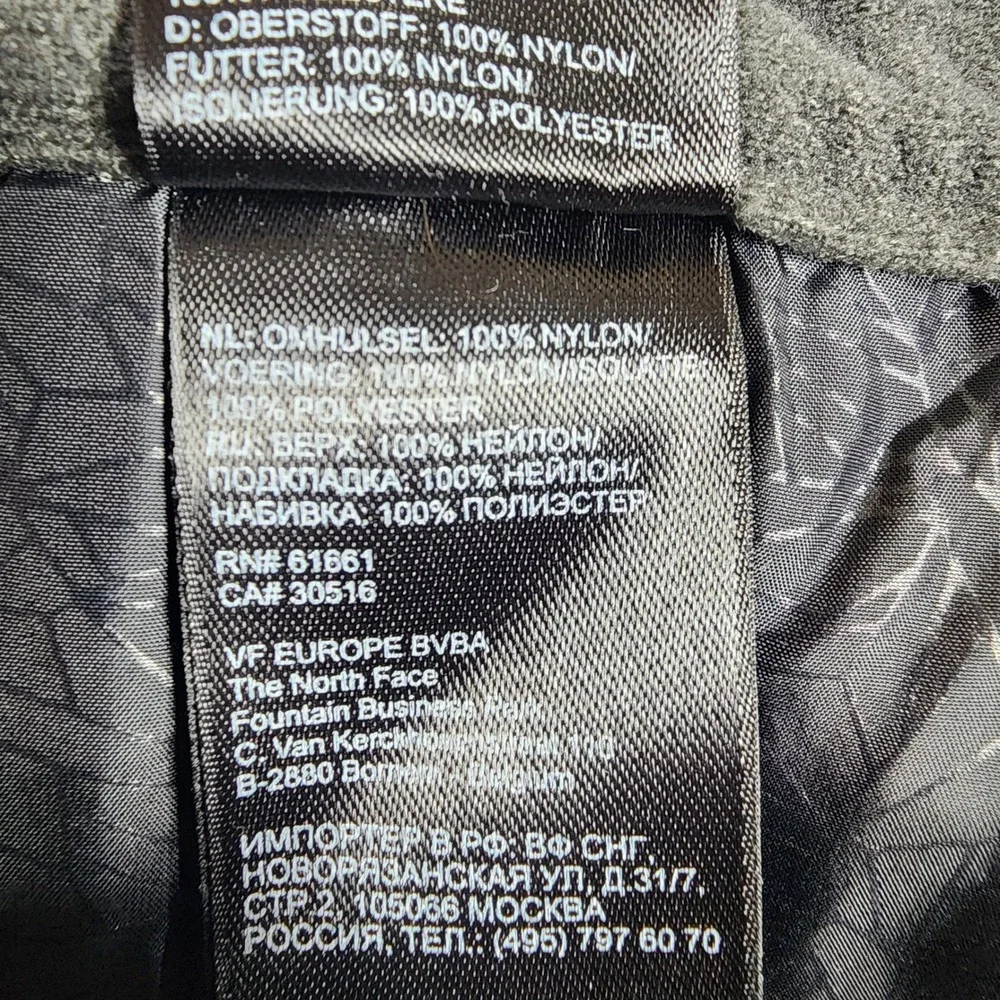 The North Face HyVent Snow Pants Black Waterproof Cargo Ski Snowboard Mens L